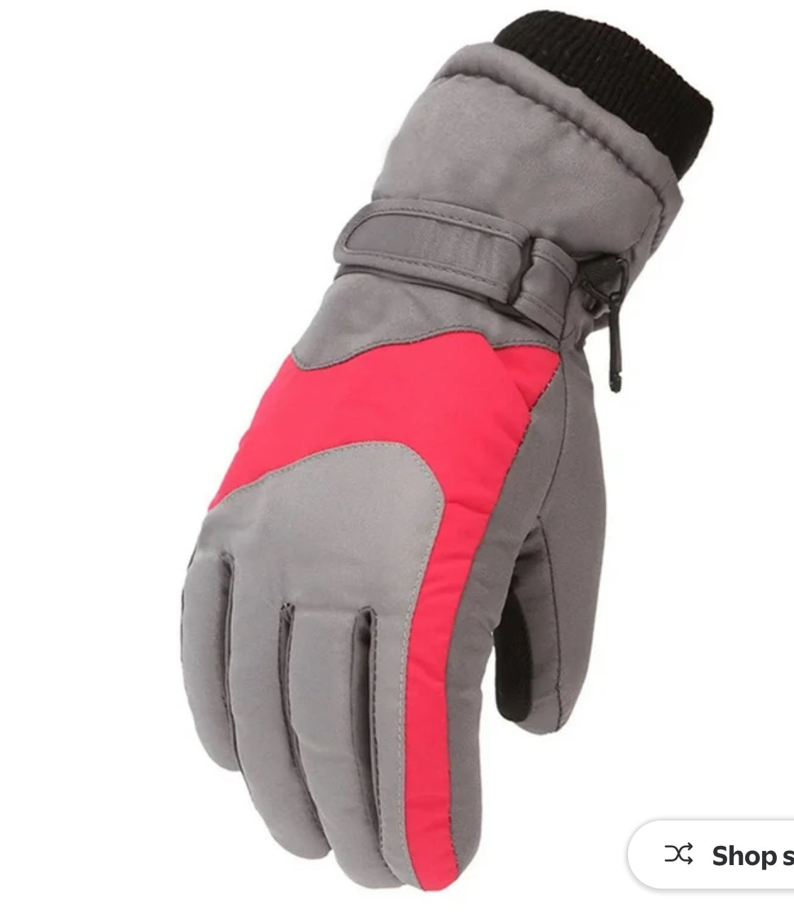 Besolor Kids Snow Gloves Girls Boys Winter Waterproof Gloves Thick Warm Cold Weather Outdoor Children Mittens 4-16 years.